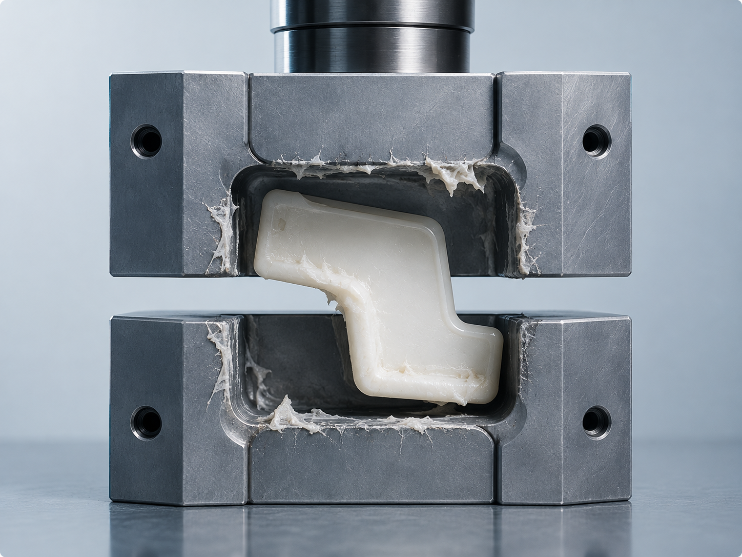 Superficie industrial con problema de adherencia